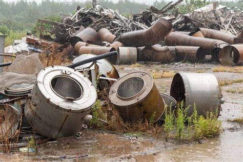 Scrap metal sites .